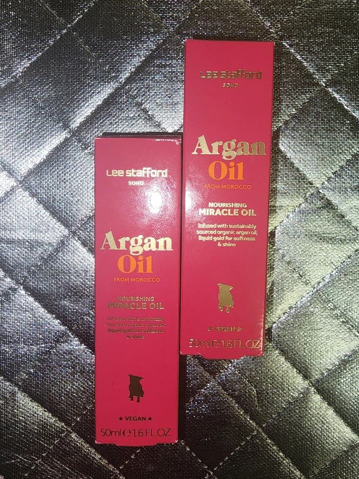 Lee Stafford Soho Aceite de Argán Nutritivo Milagroso Aceite 1.6 Fl OZ Lote de 2 Foto 1 de 1