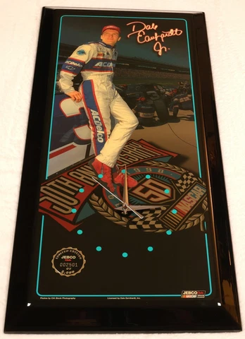 DALE EARNHARDT JR ACDELCO NASCAR 50TH ANNIVERSARY JEBCO WALL CLOCK #2501/5000 Cover