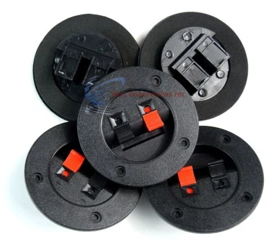 Audiopipe 5 Pack Speaker Box Enclosure Terminal Cups with Spring Connectors