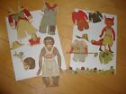 Two Animal Town large vintage newspaper, paper dolls, 1939