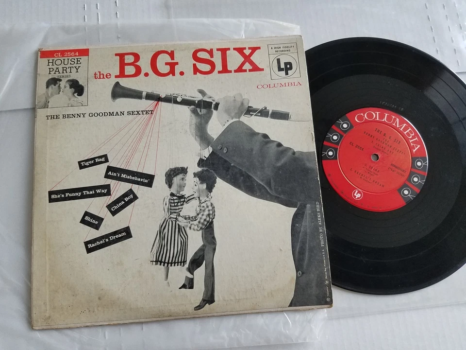 THE BENNY GOODMAN SEXTET - The B.G. Six 1956 SWING JAZZ 10" Columbia  Foto 1 de 4