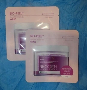 NEW NEOGEN DERMALOGY Bio-Peel+ Gauze Peeling Wine Exp 11/28/2024 2 pads - Picture 1 of 2