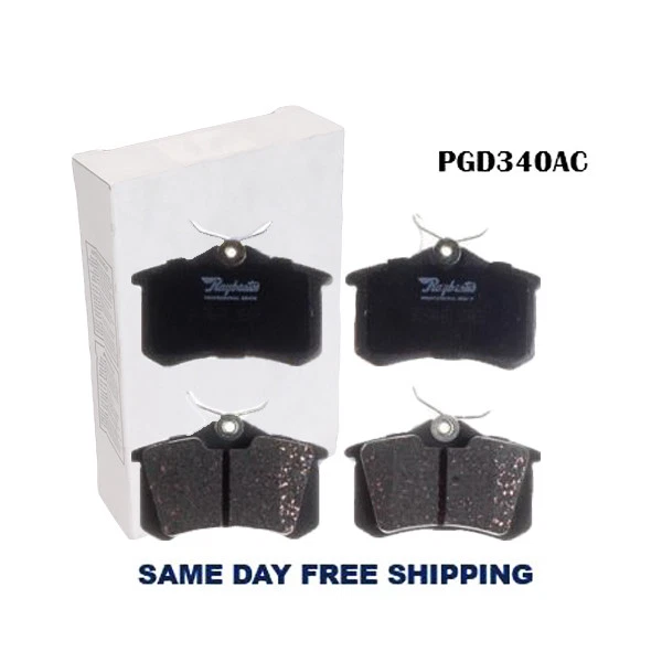 Pastilha de freio traseira de cerâmica D340 para Volkswagen Jetta, Fusca, Passat, Audi A3, A4 - Imagem 1 de 1