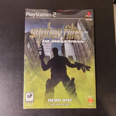 Syphon Filter The Omega Strain PS2 Playstation 2 Demo Disc SEALED AND MINT!!!! - Image 1 of 4
