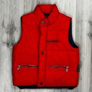 Timberland Vintage Red XS Puffer Vest