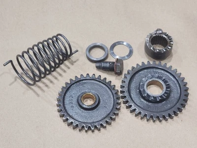 Can-Am 400 MX-6 1980 montaje de arranque engranaje resorte trinquete perno rueda loca Foto 1 de 2