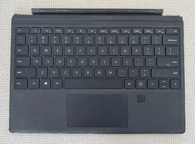 Microsoft Surface Pro 4 Type Cover  with finger print reader- Black - Image 1 of 2