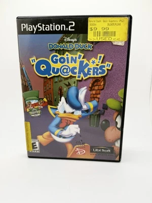 Disney's Donald Duck: Goin' Quackers (Sony PlayStation 2, 2000) CIB Usado Foto 1 de 4