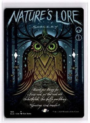 Nature's Lore  Secret Lair Drop 189 LP x1 MTG Magic: the Gathering - Image 1 of 2