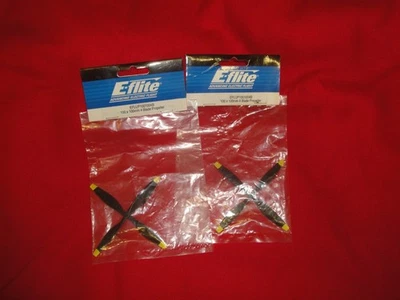 Pair E-FLITE  Ultra Micro  4-Blade Propeller 100 x 100mm  ITEM NO.EFLUP1001004B - Image 1 of 2