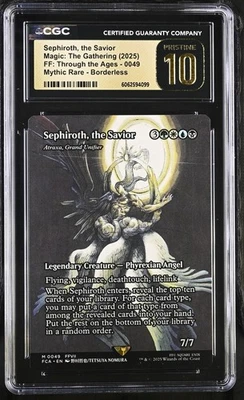 ATRAXA, GRAND UNIFIER Final Fantasy Sephiroth, the Savior CGC Pristine 10 MTG - Image 1 of 2