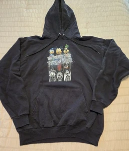 Vintage Disney Twilight Zone Tower of Terror I Survived Zip Up Hoodie Large Y2K - Picture 1 of 4