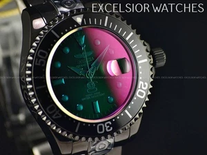 New Invicta Men's 47mm Grand Diver RADAR AUTOMATIC Tinted Crystal Black SS Watch - Picture 1 of 8