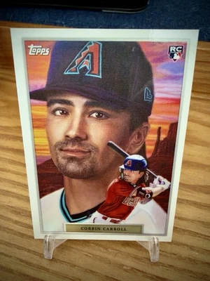 2023 Topps Baseball Corbin Carroll Game Within The Game #4 Rookie RC - Image 1 of 2