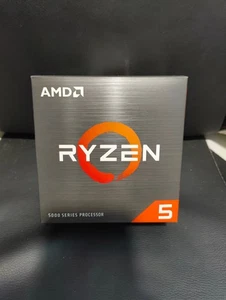 Processeur AMD Ryzen 5 5600X, jusqu'à 4,6 GHz Max Boost BOITE ET VENTILATEUR D'ORIGINE - Photo 1/6
