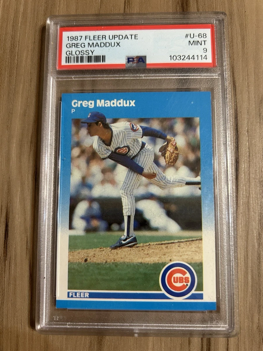 Fleer Greg Maddux Rookie Baseball Sports Trading Cards