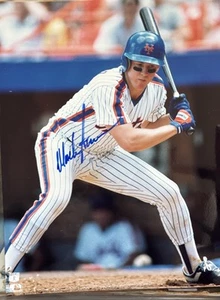MACKEY SASSER METS AUTOGRAPHED AUTO PHOTO NICE AT THE PLATE - Picture 1 of 1