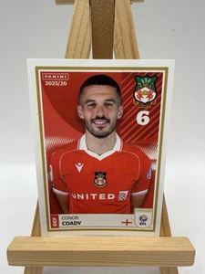 PANINI EFL 2025 - 26 PEGATINAS Conor Coady Wrexham AFC #460 - Imagen 1 de 8