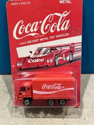 1988 Hartoy Coca Cola Coke Mack Доставка Грузовик Литая Игрушка Автомобиль Красная Открытая Карта - Изображение 1 из 4