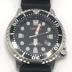 CITIZEN Promaster Eco-Drive E168-S126126 Diver 200m BN0156-05E Boxed Men's Used - Picture 1 of 10