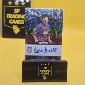 Dean Saunder Aston Villa Panini Prizm Penmanship 23-24Auto Disco - Picture 1 of 3