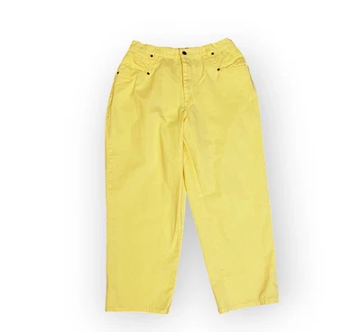 Jeans vintage amarillo pastel Foto 1 de 4
