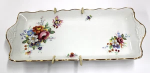 Vintage Ainsley Howard Sprays Fine Bone China Dish Made in England 6"x12" - Picture 1 of 3