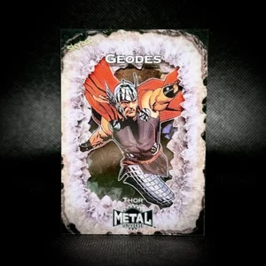 2024 UD Marvel Metal Universe Avengers Geodes Thor SP SSP 1 In 10 Case Hit #G-20 - Picture 1 of 1