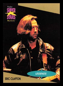1991 Pro Set SuperStars MusiCards #2 Eric Clapton - Picture 1 of 2