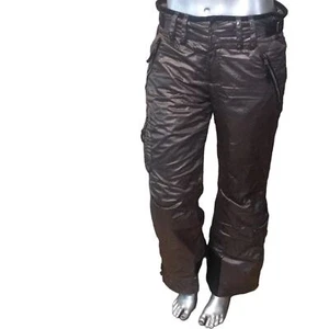 Skea Ski Bunny Snow Pants Brown Thinsulate Flex Insulation Women's Size 10 - Picture 1 of 12