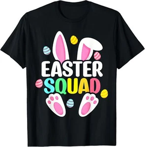 Easter Squad Family Matching Easter Day Bunny Egg Hunt T-Shirt - Picture 1 of 4