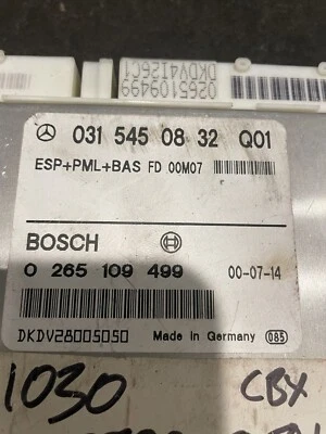 Módulo informático motor Mercedes Benz W210 E320 2001-2003 ECU ECM PCM 1121530879 Foto 1 de 3