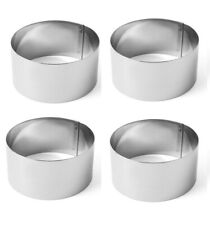 Matfer Bourgeat 375071 Bottomless Round Mousse Mould Ring 30mm (H) x 62mm (Dia)