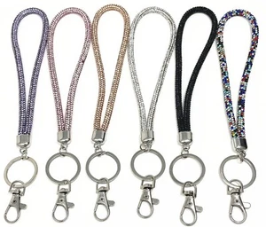 Crystal Full bling Wristlets key fob keychain - Picture 1 of 25