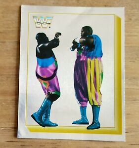 servicios funerarios Álbum Royal Rumble #151 Etiqueta engomada de la hoja de WWF Merlin estándar 1994