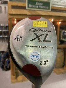 Preowned Top Flight Golf XL Titanium 22° 4 Hybrid  Mens UniFlex Steel Right Hand - Picture 1 of 13