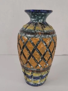 Rossini Originals Mid Century Lavaglasur Keramik Vase markiert Made in Italy MCM - Bild 1 von 8