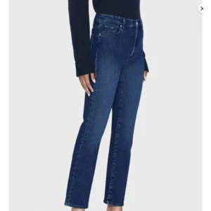 FRAME Le Sleek Straight Größe 25 Thunderstorm Blue Jeans Denim passt 26x27 - Bild 1 von 10
