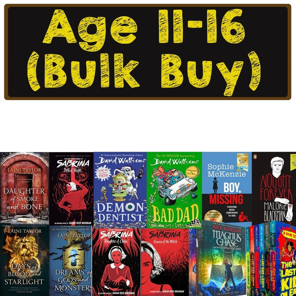 (Age 11-16 Book Bundle Bulk Buy Set) Young Teen /Adult Fiction Books Thriller - Image 1 of 1