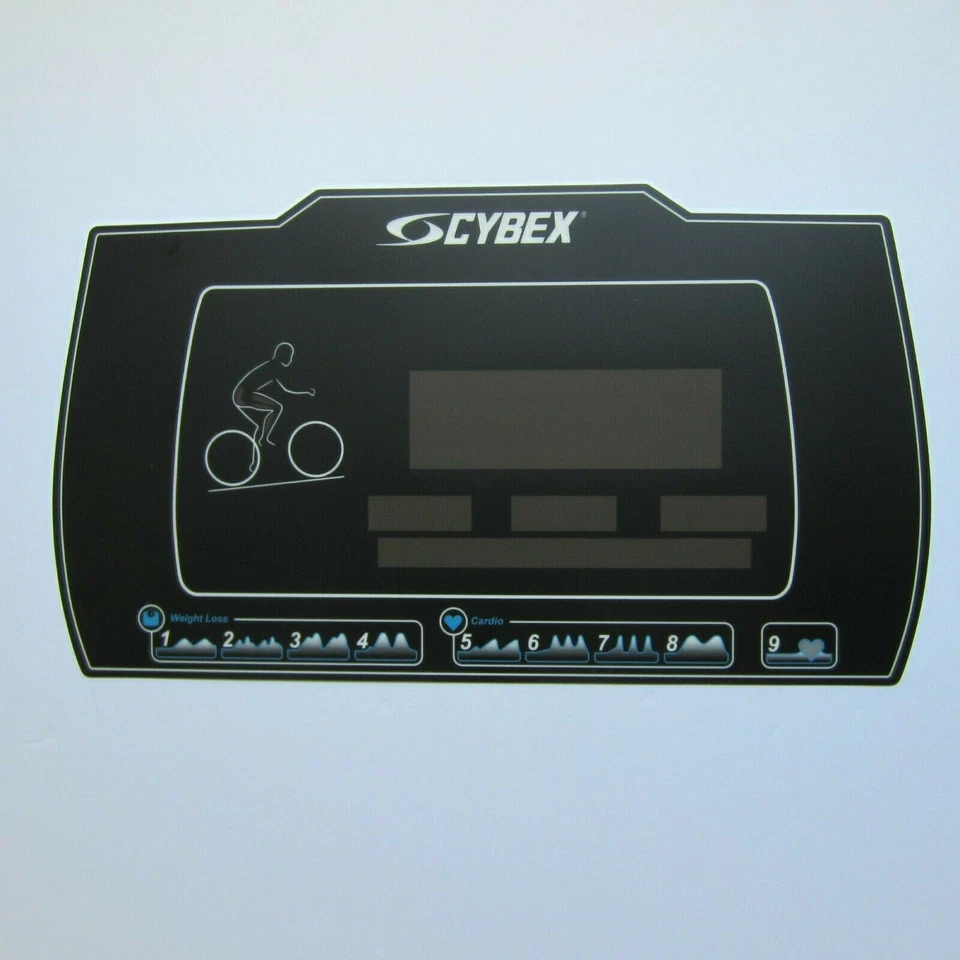Cybex 625 C/R Bike Upper Overlay to bezel Exercise Equipment Display Part NEW   - Image 1 of 2