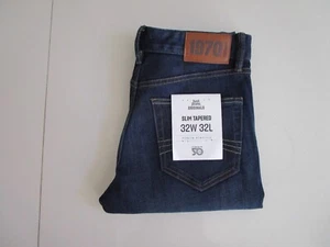 Just Jeans Originals Slim Tapered W 28th Blues Power Stretch Jeans Size 32 x 32 - Picture 1 of 3