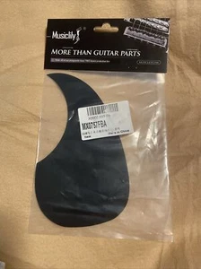 Musiclily Black Oversize Adhesive Acoustic Guitar Pickguard For Martin D28 - Picture 1 of 6
