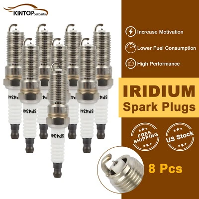 8x bujías de iridio y platino para Chevrolet Suburban 5,3 L 2017-2020 Foto 1 de 4