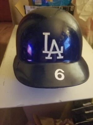 LA DODGERS team SIGNED X14 greats STEVE GARVEY GAME USED abc HELMET JSA LOA - Image 1 of 4