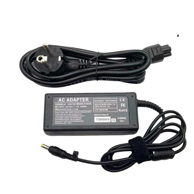 piezas-portatiles.com (FBA_LA-HF-001) - Adaptador Cargador Compatible con Portátiles HP Pavillion - Negro