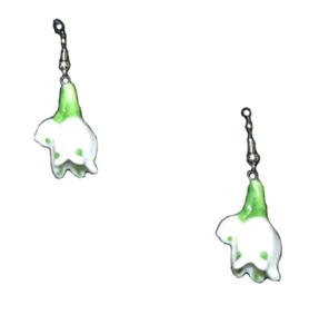 Franz Porzellan - Rhodium Ohrringe - Sommer Schneeflocke - Bild 1 von 1