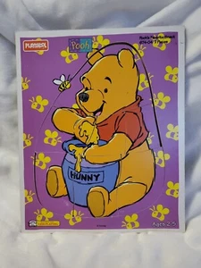 Vtg PlaySkool Poohs Favorite Snack Winnie The Pooh Puzzle 674-04 7 Pieces C - Picture 1 of 3