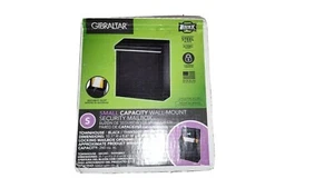 Gibraltar Vertical Galvanized Steel WallMounted Black Lockable Mailbox THVKB0001 - Picture 1 of 12