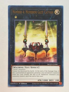 Yugioh Maximum Gold: El Dorado Nummer 4: Numeronentor Catvari MGED-DE086 Rare - Bild 1 von 1
