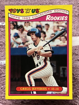 1989 Topps Toys R Us Rookies Gregg Jefferies #15 New York Mets - Image 1 of 2